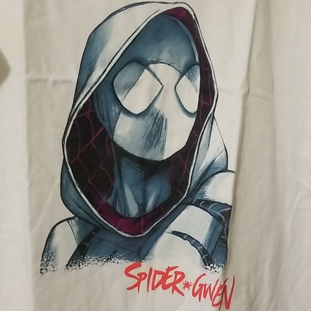 Marvel Comics Spider Gwen Sleeveless T Shirt Large